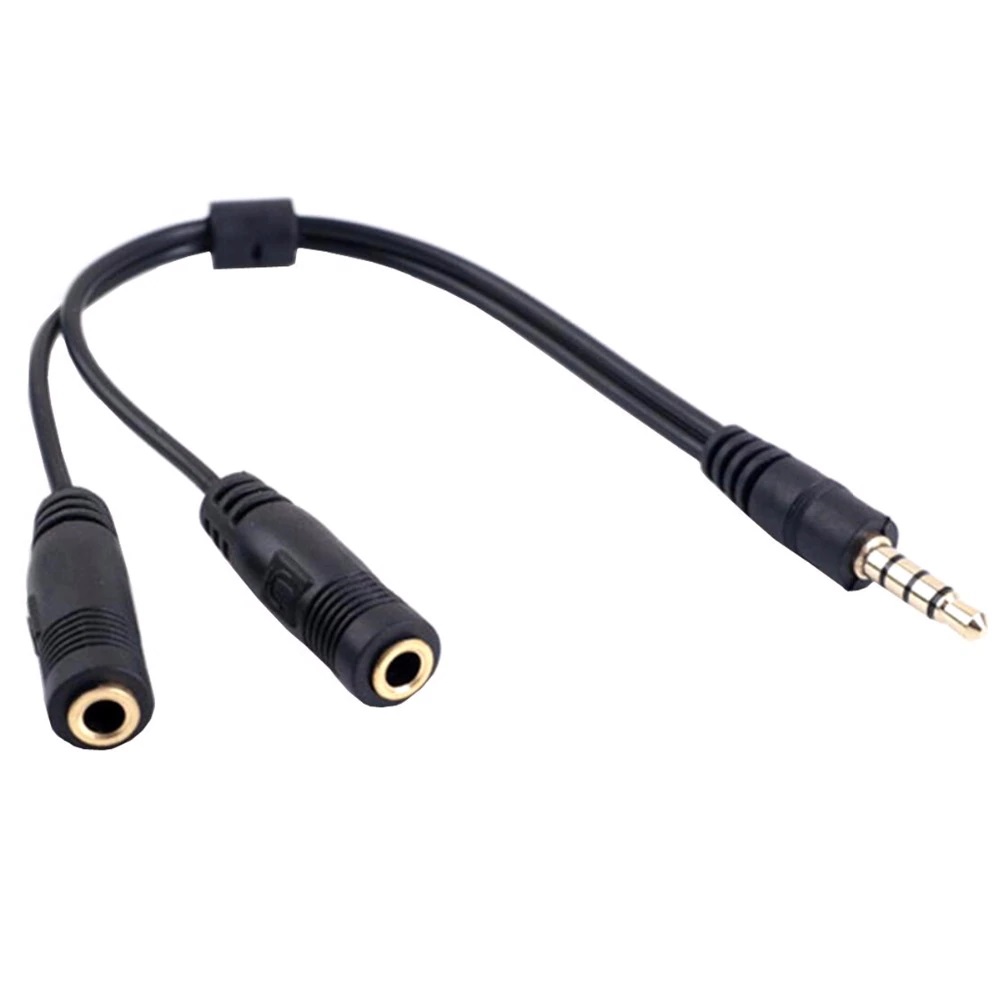 Audio Converter AUX To Headphone &amp; Mic Output0.2M
