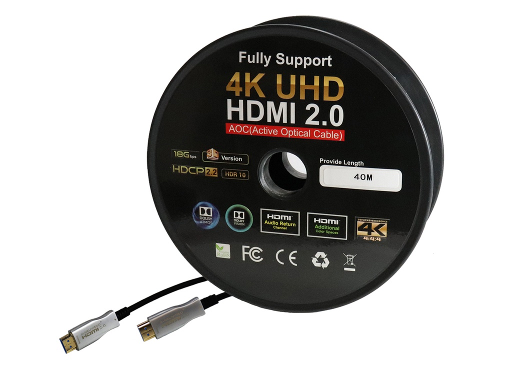 HDTV 2.0 AOC (Active Optical Cable) 40M