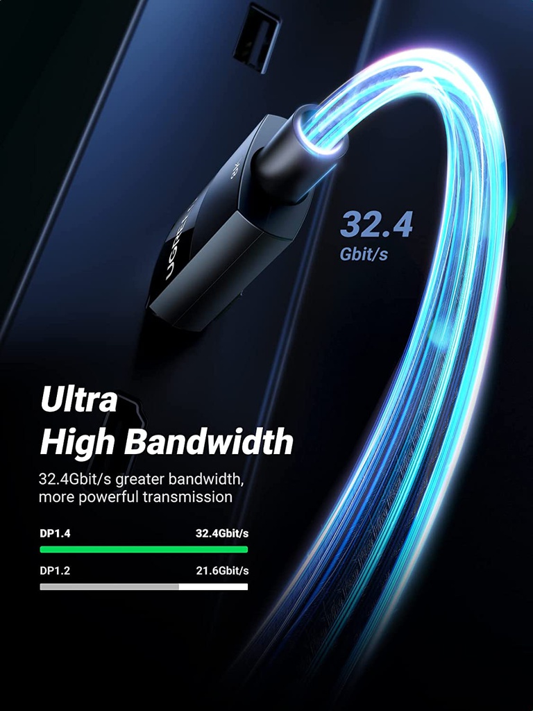 Display Port Male to Male Cable- 1.5M